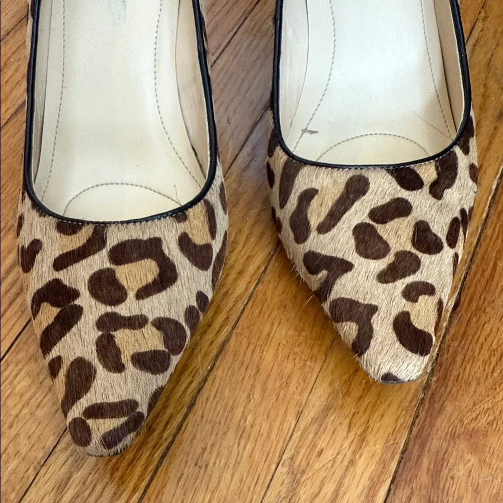 Calvin Klein Dolly Pony Hair Animal Print Women's Heels 8 - Picture 3 of 9